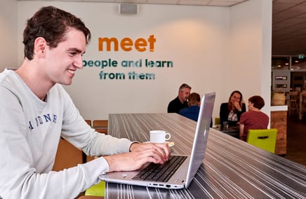 Online vergadering leiden