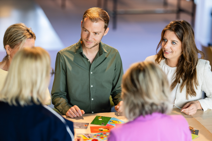 discussie voeren met verschillende discussievormen bij Aristo meeting center