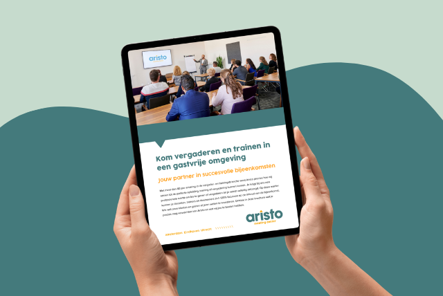 Brochure van Aristo meeting center