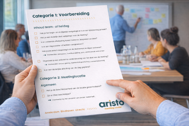 checklist teamdag of heidag organiseren
