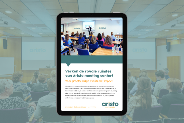 conferentieruimtes en congresruimtes van Aristo meeting center