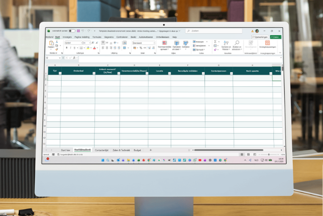 Template draaiboek evenement