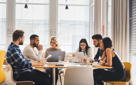 vergaderen op locatie