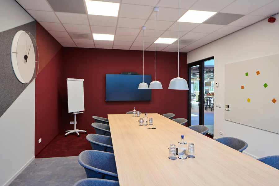 luxe zaal hybride vergaderen