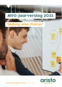 MVO jaarverslag 2023 - omslag blad 